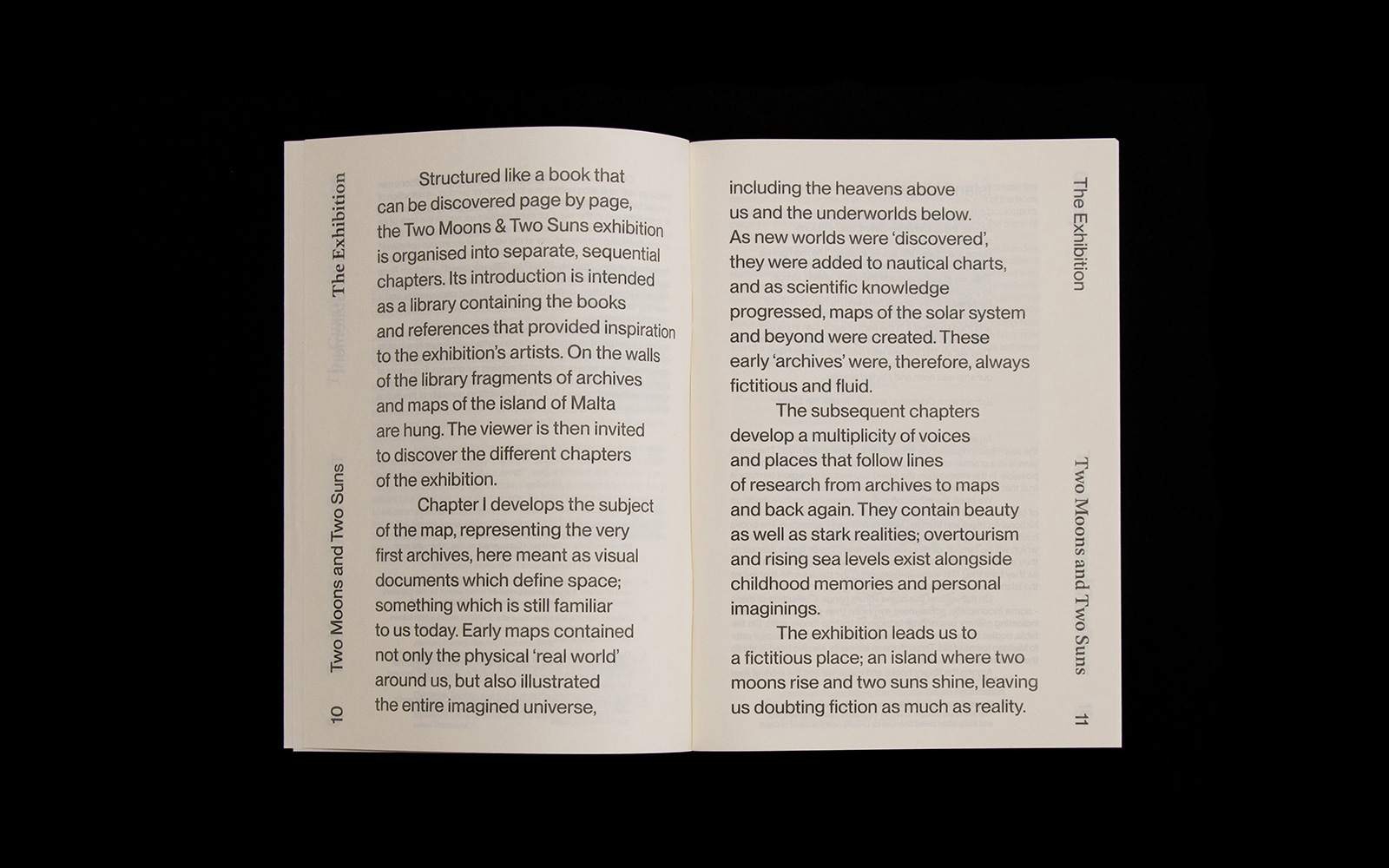 Two Moons and Two Suns Publication Editorial Design