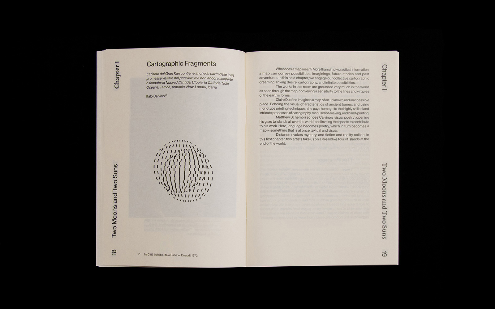 Two Moons and Two Suns Publication Editorial Design