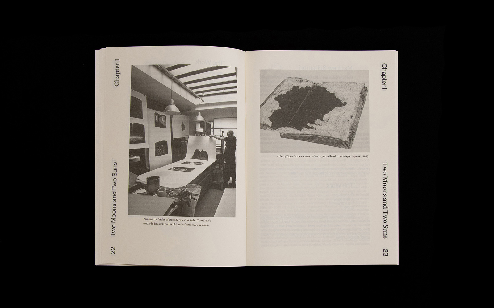 Two Moons and Two Suns Publication Editorial Design