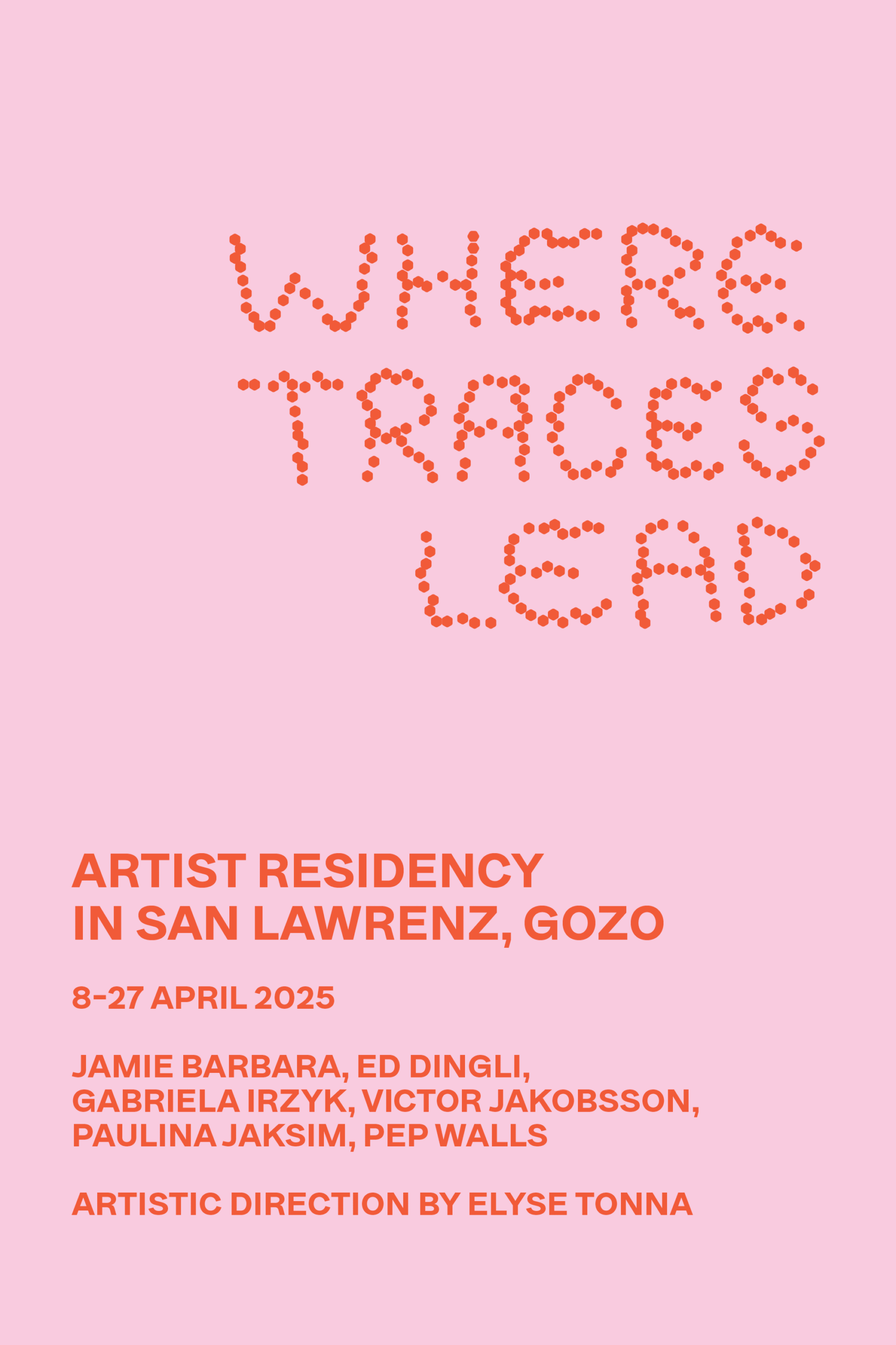 Where traces Lead 2point3 San Lawrenz Gozo Exhibition Graphic Design
