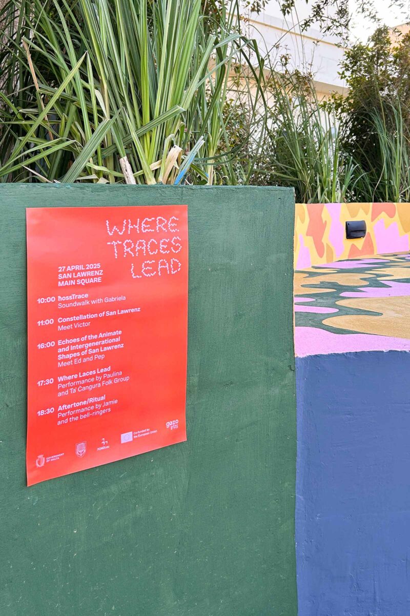 Where traces Lead 2point3 San Lawrenz Gozo Exhibition Graphic Design